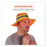 Glowear 8935 Hi-vis Ranger Sun Hat, Polyester, 2x-large/3x-large, Orange, Ships In 1-3 Business Days