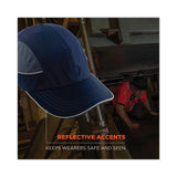 Skullerz 8950xl Xl Bump Cap Hat, Long Brim, Navy, Ships In 1-3 Business Days