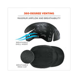 Skullerz 8955 Lightweight Bump Cap Hat, Short Brim, Black, Ships In 1-3 Business Days
