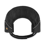 Skullerz 8955 Lightweight Bump Cap Hat, Long Brim, Black, Ships In 1-3 Business Days