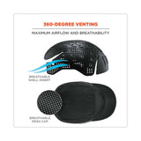 Skullerz 8965 Lightweight Bump Cap Hat With Led Lighting, Long Brim, Black, Ships In 1-3 Business Days