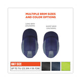 Skullerz 8960 Bump Cap With Led Lighting, Short Brim, Lime Green, Ships In 1-3 Business Days