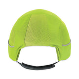 Skullerz 8960 Bump Cap With Led Lighting, Long Brim, Lime Green, Ships In 1-3 Business Days