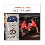 Skullerz 8960 Bump Cap With Led Lighting, Long Brim, Lime Green, Ships In 1-3 Business Days