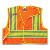 Glowear 8245psv Class 2 Public Safety Vest, Polyester, 2x-large/3x-large, Orange, Ships In 1-3 Business Days