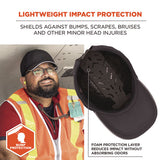 Skullerz 8947 Lightweight Baseball Hat And Bump Cap Insert, X-small/small, Black, Ships In 1-3 Business Days