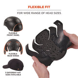 Skullerz 8947 Lightweight Baseball Hat And Bump Cap Insert, X-large/2x-large, Black, Ships In 1-3 Business Days