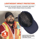 Skullerz 8947 Lightweight Baseball Hat And Bump Cap Insert, Medium/large, Navy, Ships In 1-3 Business Days