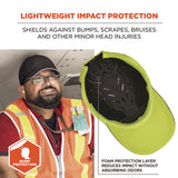 Skullerz 8947 Lightweight Baseball Hat And Bump Cap Insert, X-small/small, Lime, Ships In 1-3 Business Days