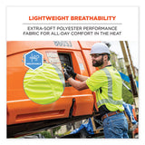 Glowear 8283bk Class 2 Lightweight Performance Hi-vis T-shirt, Polyester, Large, Lime, Ships In 1-3 Business Days