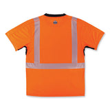 Glowear 8283bk Class 2 Lightweight Performance Hi-vis T-shirt, Polyester, 2x-large, Orange, Ships In 1-3 Business Days