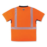 Glowear 8283bk Class 2 Lightweight Performance Hi-vis T-shirt, Polyester, 3x-large, Orange, Ships In 1-3 Business Days