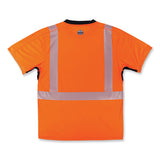 Glowear 8283bk Class 2 Lightweight Performance Hi-vis T-shirt, Polyester, 5x-large, Orange, Ships In 1-3 Business Days