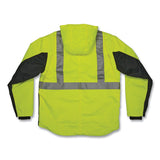 Glowear 8275 Class 2 Heavy-duty Hi-vis Workwear Sherpa Lined Jacket, Medium, Lime, Ships In 1-3 Business Days