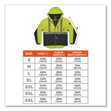 Glowear 8275 Class 2 Heavy-duty Hi-vis Workwear Sherpa Lined Jacket, Medium, Lime, Ships In 1-3 Business Days