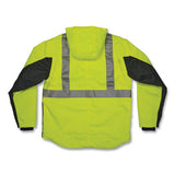 Glowear 8275 Class 2 Heavy-duty Hi-vis Workwear Sherpa Lined Jacket, 2x-large, Lime, Ships In 1-3 Business Days
