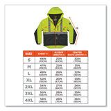 Glowear 8275 Class 2 Heavy-duty Hi-vis Workwear Sherpa Lined Jacket, 2x-large, Lime, Ships In 1-3 Business Days