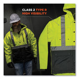 Glowear 8275 Class 2 Heavy-duty Hi-vis Workwear Sherpa Lined Jacket, 2x-large, Lime, Ships In 1-3 Business Days