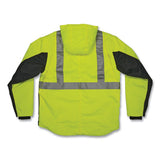 Glowear 8275 Class 2 Heavy-duty Hi-vis Workwear Sherpa Lined Jacket, 3x-large, Lime, Ships In 1-3 Business Days