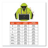Glowear 8275 Class 2 Heavy-duty Hi-vis Workwear Sherpa Jacket, 4x-large, Lime, Ships In 1-3 Business Days