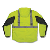 Glowear 8275 Class 2 Heavy-duty Hi-vis Workwear Sherpa Jacket, 4x-large, Lime, Ships In 1-3 Business Days