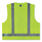 Glowear 8249z Class 2 Economy Surveyors Zipper Vest, Polyester, X-small, Lime, Ships In 1-3 Business Days