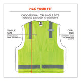 Glowear 8249z Class 2 Economy Surveyors Zipper Vest, Polyester, Large/x-large, Lime, Ships In 1-3 Business Days