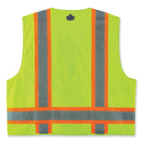 Glowear 8248z Class 2 Two-tone Surveyors Zipper Vest, Polyester, Small/medium, Lime, Ships In 1-3 Business Days
