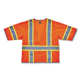 Glowear 8346z Class 3 Two-tone Hi-vis Surveyor Zipper Vest, Small/medium, Orange, Ships In 1-3 Business Days