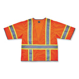 Glowear 8346z Class 3 Two-tone Hi-vis Surveyor Zipper Vest, Large/x-large, Orange, Ships In 1-3 Business Days