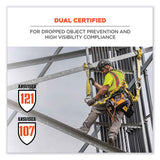Glowear 8231tv Class 2 Hi-vis Tool Tethering Safety Vest, Polyester, 4x-large/5x-large, Lime, Ships In 1-3 Business Days