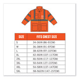 Glowear 8365 Class 3 Hi-vis Rain Jacket, Polyester, X-large, Orange, Ships In 1-3 Business Days