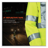 Glowear 8365 Class 3 Hi-vis Rain Jacket, Polyester, X-large, Lime, Ships In 1-3 Business Days