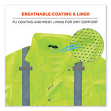 Glowear 8365 Class 3 Hi-vis Rain Jacket, Polyester, X-large, Lime, Ships In 1-3 Business Days