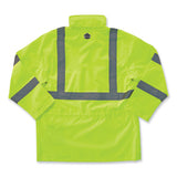 Glowear 8365 Class 3 Hi-vis Rain Jacket, Polyester, 3x-large, Lime, Ships In 1-3 Business Days