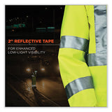 Glowear 8365 Class 3 Hi-vis Rain Jacket, Polyester, 3x-large, Lime, Ships In 1-3 Business Days