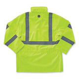 Glowear 8365 Class 3 Hi-vis Rain Jacket, Polyester, 4x-large, Lime, Ships In 1-3 Business Days