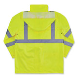 Glowear 8366 Class 3 Lightweight Hi-vis Rain Jacket, Polyester, Small, Lime, Ships In 1-3 Business Days