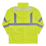 Glowear 8366 Class 3 Lightweight Hi-vis Rain Jacket, Polyester, Medium, Lime, Ships In 1-3 Business Days