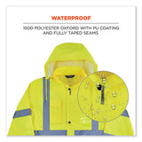 Glowear 8366 Class 3 Lightweight Hi-vis Rain Jacket, Polyester, Medium, Lime, Ships In 1-3 Business Days