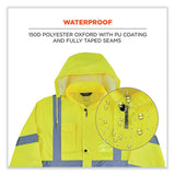 Glowear 8366 Class 3 Lightweight Hi-vis Rain Jacket, Polyester, 3x-large, Lime, Ships In 1-3 Business Days