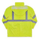 Glowear 8366 Class 3 Lightweight Hi-vis Rain Jacket, Polyester, 5x-large, Lime, Ships In 1-3 Business Days