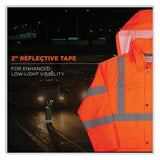 Glowear 8366 Class 3 Lightweight Hi-vis Rain Jacket, Polyester, Medium, Orange, Ships In 1-3 Business Days