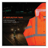 Glowear 8366 Class 3 Lightweight Hi-vis Rain Jacket, Polyester, 5x-large, Orange, Ships In 1-3 Business Days