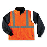 Glowear 8385 Class 3 Hi-vis 4-in-1 Jacket, 5x-large, Orange, Ships In 1-3 Business Days