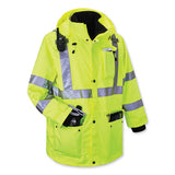 Glowear 8385 Class 3 Hi-vis 4-in-1 Jacket, Medium, Lime, Ships In 1-3 Business Days