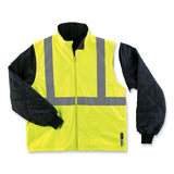Glowear 8385 Class 3 Hi-vis 4-in-1 Jacket, 4x-large, Lime, Ships In 1-3 Business Days