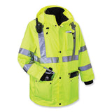 Glowear 8385 Class 3 Hi-vis 4-in-1 Jacket, 5x-large, Lime, Ships In 1-3 Business Days