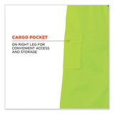 Glowear 8915 Class E Hi-vis Rain Pants, Large, Lime, Ships In 1-3 Business Days