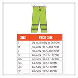 Glowear 8915 Class E Hi-vis Rain Pants, 4x-large, Lime, Ships In 1-3 Business Days